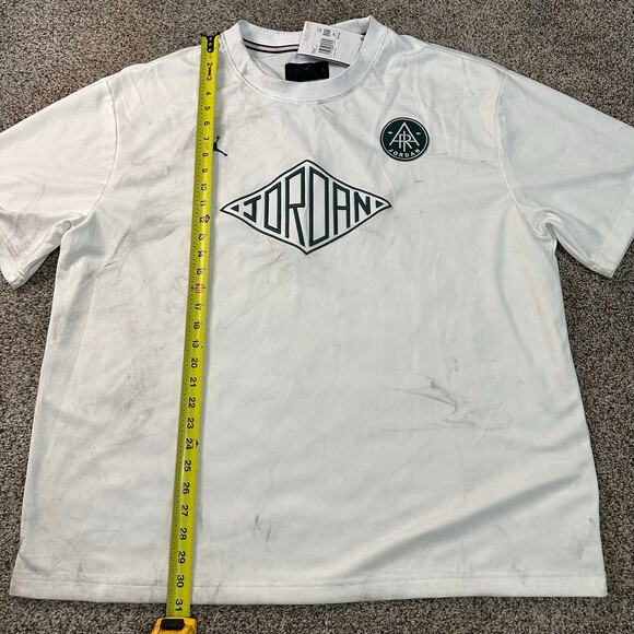 NIKE Men's Jordan Essentials Short-Sleeve Top Size XXL In White - Picture 12 of 14
